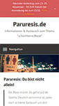 Mobile Screenshot of paruresis.de