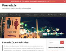 Tablet Screenshot of paruresis.de